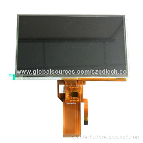 7.0" TFT LCD Module with Capacitive Touch Panel, 800*480P Resolution, 6 O' Clock Viewing Direction